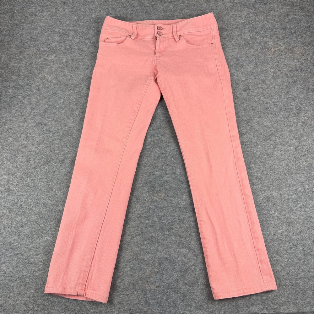 Lilly Pulitzer Worth‎ Straight Jeans 28" Cotton Stretch Pink Womens 2